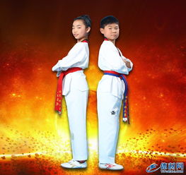 條紋全棉成人兒童跆拳道服長袖短袖可印字繡花專供道館跆拳道服裝